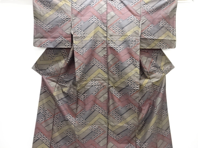 Japanese Kimono / Tsumugi Omeshi Silk